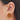 Push Back Stud Earring - Acrylic - 316 Stainless Steel Stud - Brown - 2.9gr - MJ104103 - MinjuanRong