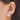 Push Back Stud Earring - Natural Stone - Pink Stone - 316  Surgical Stainless steel - Gold Tone Plated stone - 3.4gr - MJ104247 - MinjuanRong