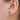 Push Back Stud Earring - Natural Stone Dragon Blood -316  Surgical Stainless steel - Gold Tone Plated stone - 6.17gr - MJ200976 - MinjuanRong