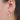 Push Back Stud Earring - Stainless steel - Rainbow Aura Quartz Crystal - Natural Stone - Gold Tone Plated Stone - 7.86gr - MJ201013 - MinjuanRong