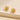 Push Back Stud Earring - Brass - Brass Stud - Zircon - 18k Real Gold Plating - 5.38gr - MJ200941 - MinjuanRong
