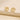 Push Back Stud Earring - Brass - 316 Stainless Steel Stud - 18K Real Gold Plating - 4.5gr - MJ105802 - MinjuanRong