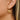 Huggie Hoop Wire Earring - Brass - Cubic Zircon - 18k Real Gold Plating - 5.2gr - MJ103615 - MinjuanRong
