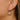 Huggie Hoop Wire Earring - Brass - 18K Real White Gold Plating - 7.5gr - MJ103642 - MinjuanRong