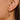 Huggie Hoop Wire Earring - Brass - Cubic Zircon - 316 Stainless Steel Stud - 18k Real Gold Plating - 2.4gr - MJ102788 - MinjuanRong