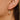 Huggie Hoop Wire Earring - Brass - Cubic Zircon - 316 Stainless Steel Stud - 18K Real Gold Plating - 2.8gr - MJ102787 - MinjuanRong