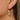 Huggie Hoop Wire Earring - Brass - 18K Real White Gold Plating - 14.5gr - MJ103631 - MinjuanRong