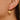 Huggie Hoop Wire Earring - Brass - Cubic Zircon - 18K Real Gold Plating - 5.4gr - MJ103619 - MinjuanRong