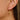 Huggie Hoop Wire Earring - Brass - Cubic Zircon - 18K Real Gold Plating - 3.4gr - MJ103616 - MinjuanRong