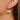 Huggie Hoop Wire Earring - Brass - Cubic Zircon - 18K Real Gold Plating - 5.5gr - MJ103622 - MinjuanRong