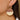 Push Back Stud Earring - Mahogany Wood - Walnut WoodResin - Stainless Steel Stud - 7.8gr - MJ103327 - MinjuanRong