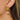 Push Back Stud Earring - Brass - Natural Stone Rose Crystal Quartz - 316 Stainless Steel Stud - 18K Real Gold Plating - 9.1gr - MJ102512 - MinjuanRong