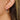 Huggie Hoop Wire Earring - Brass - Stainless Steel - 18K Real White Gold Plating - 6.9gr - MJ102357 - MinjuanRong