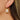 EnglishLock Earring - Brass - Cubic Zircon - 18K Real Gold Plating - 11.3gr - MJ102455 - MinjuanRong