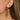 Push Back Stud Earring - Brass - Wooden - 316 Stainless Steel Stud - 18K Real Gold Platingbrown - 4.3gr - MJ103527 - MinjuanRong