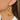 Huggie Hoop Wire Earring - Brass - Cubic Zircon - 18K Real Gold Plating - 3.8gr - MJ103830 - MinjuanRong