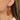 Push Back Stud Earring - Wooden - Brass316 stainless steel stud - brown18K Real Gold Plating - 4.5gr - MJ103538 - MinjuanRong