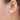 Push Back Stud Earring - Howlite - Stainless steel stud - Brass - Gold Tone Plated  - Natural stone - 4.4gr - MJ102130 - MinjuanRong