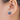 Push Back Stud Earring - Lapis Lazuli - Stainless steel stud brass - Gold Tone Plated natural stone - 4.58gr - MJ200974 - MinjuanRong