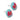 Push Back Stud Earring - Resin - 316 Stainless Steel Stud - Blue - 1.5gr - MJ102990 - MinjuanRong