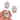 Push Back Stud Earring - Stainless steel -  304 stainless steel Stud - 12.9gr - MJ102856 - MinjuanRong