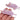 Hairpin - Acrylic -&nbsp; Iron - Pink - 5.2gr - MJ104277 - MinjuanRong