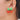 Push Back Stud Earring - Acrylic - 316 Stainless Steel Stud - Red - 7.7gr - MJ102999 - MinjuanRong