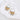 Hinged Back Earring - Brass - 316 stainless steel stud - 18K Real White Gold Plating - 16.9gr - MJ103699 - MinjuanRong