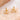 Push Back Stud Earring - Brass - 316 Stainless Steel Stud - 18K Real Gold Plating - 9.6gr - MJ201962 - MinjuanRong
