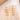 Push Back Stud Earring - brass - 316 stainless steel stud - 18k real gold plated - 10.5gr - MJ104035 - MinjuanRong