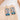 Push Back Stud Earring - Brass - Polymer Clay - 316 Stainless Steel Stud - 18K Real Gold Plating - 8.5gr - MJ102582 - MinjuanRong