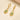 Huggie Hoop Wire Earring - Stainless SteelGrape Quartz - 18K Real Vacuum Plating - 5.5gr - MJ103695 - MinjuanRong