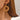 Push Back Stud Earring - Brass - Rattan - Walnut Wood - 316 Stainless Steel - 18k Real Gold Plating - 6.6gr - MJ900820 - minjuanrong.com.tr