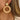 Push Back Stud Earring - Brass - Rattan Hemu Wood - Stainless Steel Stud - 18k Real Gold Plating - 8.2gr - MJ900799 - minjuanrong.com.tr