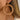 Push Back Stud Earring - Brass - Natural Wood - Resin - Rattan - 316 Surgical Stainless Steel - 18K Real Gold Plating - 10.4gr - MJ900825 - minjuanrong.com.tr