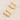 EnglishLock Earring - Brass - cubic zircon - 18k real gold plating - 1.6gr - MJ104055 - MinjuanRong