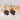 Push Back Stud Earring - brass - wood - alloy - 316 stainless steel stud - 18k real gold plated brass - 2.9gr - MJ102740 - MinjuanRong