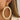 Push Back Stud Earring - Rattan -  Stainless Steel - 316 Stainless Steel Stud - Gold Tone Vacuum Plating - 11.2g. - MJ900707 - minjuanrong.com.tr