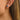 Push Back Stud Earring - Ear studs - Brass - 925 silver needle - Topaz - White K plating - 5.2gr - MJ106608 - minjuanrong.com.tr