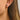 Push Back Stud Earring - Brass - 925 Silver Needle - Gray Moon Stone - White K plating - 4.7gr - MJ106623 - minjuanrong.com.tr