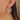 Push Back Stud Earring - Acrylic - Brass - 316 Stainless Steel Stud - 18k Real Gold Plating - 7.3gr - MJ202247 - MinjuanRong
