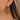 Push Back Stud Earring - Wooden - Brass - 316 Stainless Steel Stud - Brown18K Real Gold Plating - 6.9gr - MJ103541 - MinjuanRong