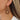 Push Back Stud Earring - Wooden - Brass - 316 Stainless Steel Stud - 18K Real Gold Plating - Brown - 6.3gr - MJ103542 - MinjuanRong