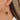 Push Back Stud Earring - Brass - Wooden - 316 Stainless Steel Stud - 18K Real Gold Plating - 7gr - MJ102328 - MinjuanRong