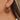 Push Back Stud Earring - Brass - Wooden - 316 Stainless Steel Stud - 18k real gold plating - Brown - 4.4gr - MJ103543 - MinjuanRong