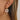 Wire Hook Earring - Brass - Acrylic - Glass - 18K Real Gold Plating - 3.8gr - MJ900225 - minjuanrong.com.tr