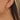 Push Back Stud Earring - Brass - Cubic Zircon - Stainless Steel Stud - 18K Real Gold Plating - 3.1gr - MJ103828 - MinjuanRong