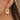 Push Back Stud Earring - Stainless Steel - Enamel - Cubic Zircon - 18K Real Gold Vacuum Plating - 9.6gr - MJ103662 - MinjuanRong