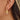 Push Back Stud Earring - Brass - Cubic Zircon - 18k real gold plating - 3.4gr - MJ103608 - MinjuanRong