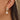 Push Back Stud Earring - Brass - Cubic Zircon - 925 silver stud - 18K &nbsp;Real Gold Plating - 5.2gr - MJ104233 - MinjuanRong